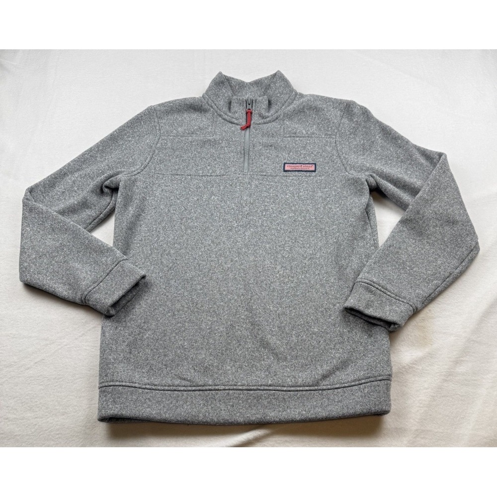 Vineyard Vines 1/4 Zip Pullover Sweater Men's XS Gray